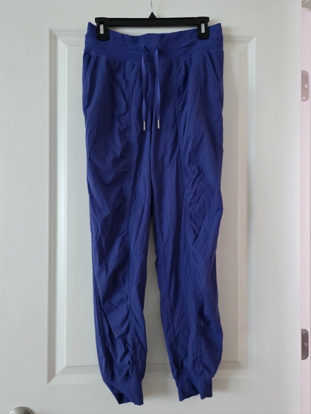 Lululemon Studio Jogger Pants Womens 6 Purple Blue Activewear Yoga Studio Gym